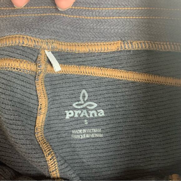 Prana women's size small gray jogger pants relaxed tie waist sweats - Picture 4 of 10